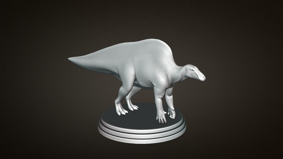 ouranossauro dinossauro 3d impressão brinquedo modelo brinquedos 3d print model - Mito3D