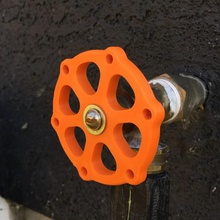 outdoor water tap knob home autodesk fusion 360 fusion360 madewithfusion360 handle garden 3d print model - Mito3D