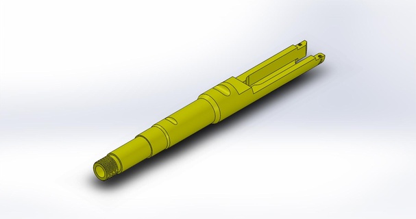 exterior barril ak 47 barra externa slr aeg 3d print model - Mito3D