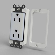 outlet box extender receptacle replacement parts 3d print model - Mito3D