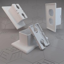 outlet cover-box tool die Sicherheit der Kinder elektrische Steckdose-Kappe Netzkabel 3d print model - Mito3D