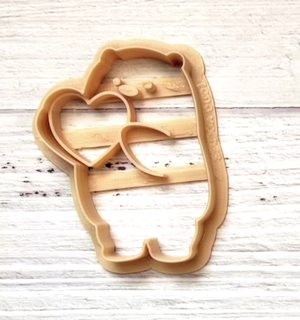 outrageous cookie cutter bear cookies love bare 3d print model - Mito3D
