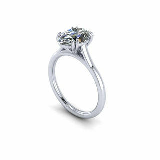 oval diamante anillo r1 pulsera solitario joyería joya monje Budha oro plata compromiso Boda canalla imprimible 3d colgante pendiente arete brazalete bebé 3d print model - Mito3D