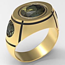 3 oval gems mensring jewelry jewellery fashion 3d print model - Mito3D
