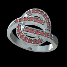 oval ring jewelry grade 3d print model - Mito3D
