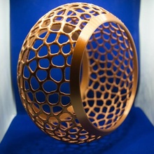 orifícios ovais oval buracos decoração escrivaninha fique luminária arte orgânico avant garde Projeto desing escultura vaso Vejo 3d print model - Mito3D