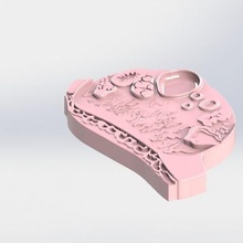 ovario bovino varios mock-up 3d print model - Mito3D