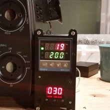 oven controller box pid timer 110vac 116 din enclosure mains project remix toaster tools 3d print model - Mito3D