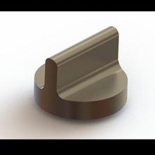 oven knob home kitchen dining 3d print model - Mito3D
