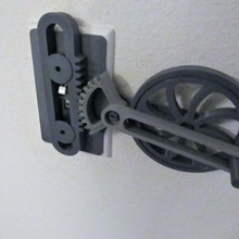 karmaşık Işık Geçiş ev duvar geçin ışık anahtarı dişli crank 3d print model - Mito3D