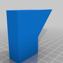 overhang calibration pieces - 30 35 40 45 degree 3d_printing_tests 3d print model - Mito3D