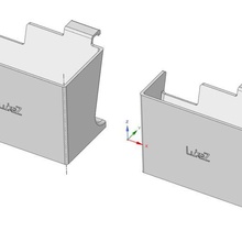overlock Janome 990d caja artilugio limpiar máquina residuos lukez 3d print model - Mito3D