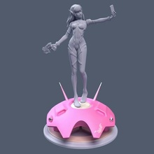 overwatch - dva blizzard game girl woman erotic sexual nude breast tits ass pose hana song mech figurine art miniatures figurines 3d print model - Mito3D