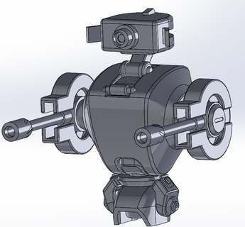 aşırı izleme 2 Eğitim robot heykelcik kopya oyuncak oyun gadget Sanat 3d print model - Mito3D