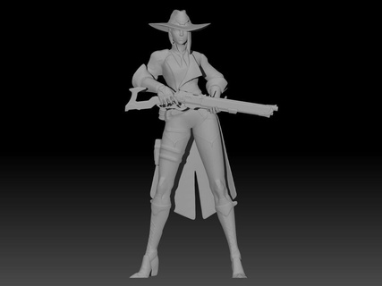 overwatch ashe ashe bob overwatch people  3d print model - Mito3D