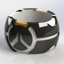 vigiar anel joalheria acessório logotipo argolas 3d print model - Mito3D