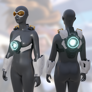 Overwatch Tracer Rüstung Cosplay 3d print model - Mito3D