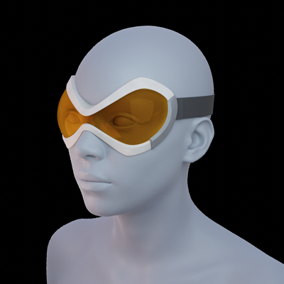 overwatch tracer glasses cosplay 2 3d print model - Mito3D