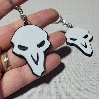 overwatch white reaper key chain Jewelry keychain 3d print model - Mito3D
