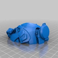 overwatch wrecking ball remix daha kolay baskı böl oyun oyuncak aksesuarları 3d print model - Mito3D