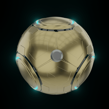 overwats - zenyatta del orbe modelo 3d de la impresión en gadget supervisión el cosplay prop traje zen oro piel 3d print model - Mito3D