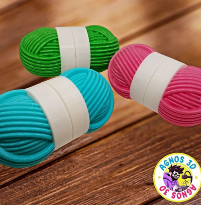 pelote laine lana outils stock caja boîte organisateur tricoté 3d print model - Mito3D