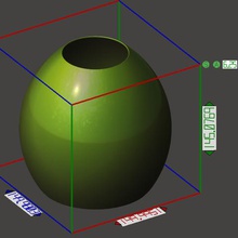 ovoid lamp shade floor home 3d print model - Mito3D
