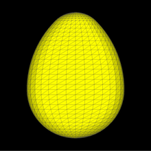ovóide arte ovo rotação matemática esfera elipsoid geometria 3d print model - Mito3D
