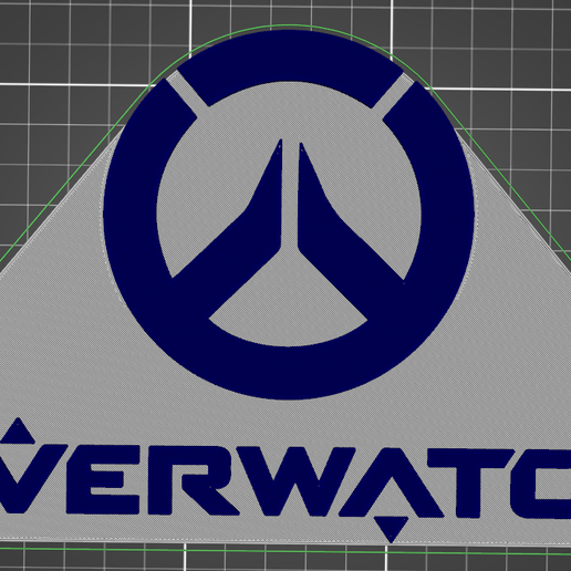 Overwatch Logo Kunst 3D print model - Mito3D