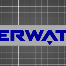 overwatch Başlık Sanat 3d print model - Mito3D