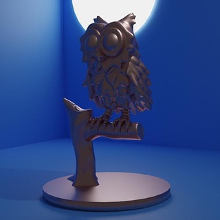 owl decoration free 3d print model - Mito3D