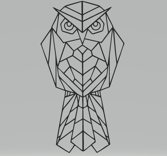 owl 3d print model - Mito3D