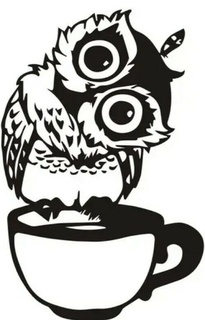 owl cup 3d print model - Mito3D