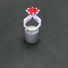 owl earth ring jewelry jewellery art nature elegant 3d print model - Mito3D