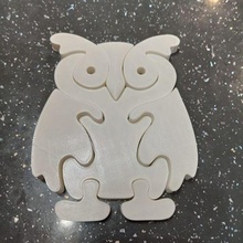 owl figurine game animals children puzzles 3d print model - Mito3D