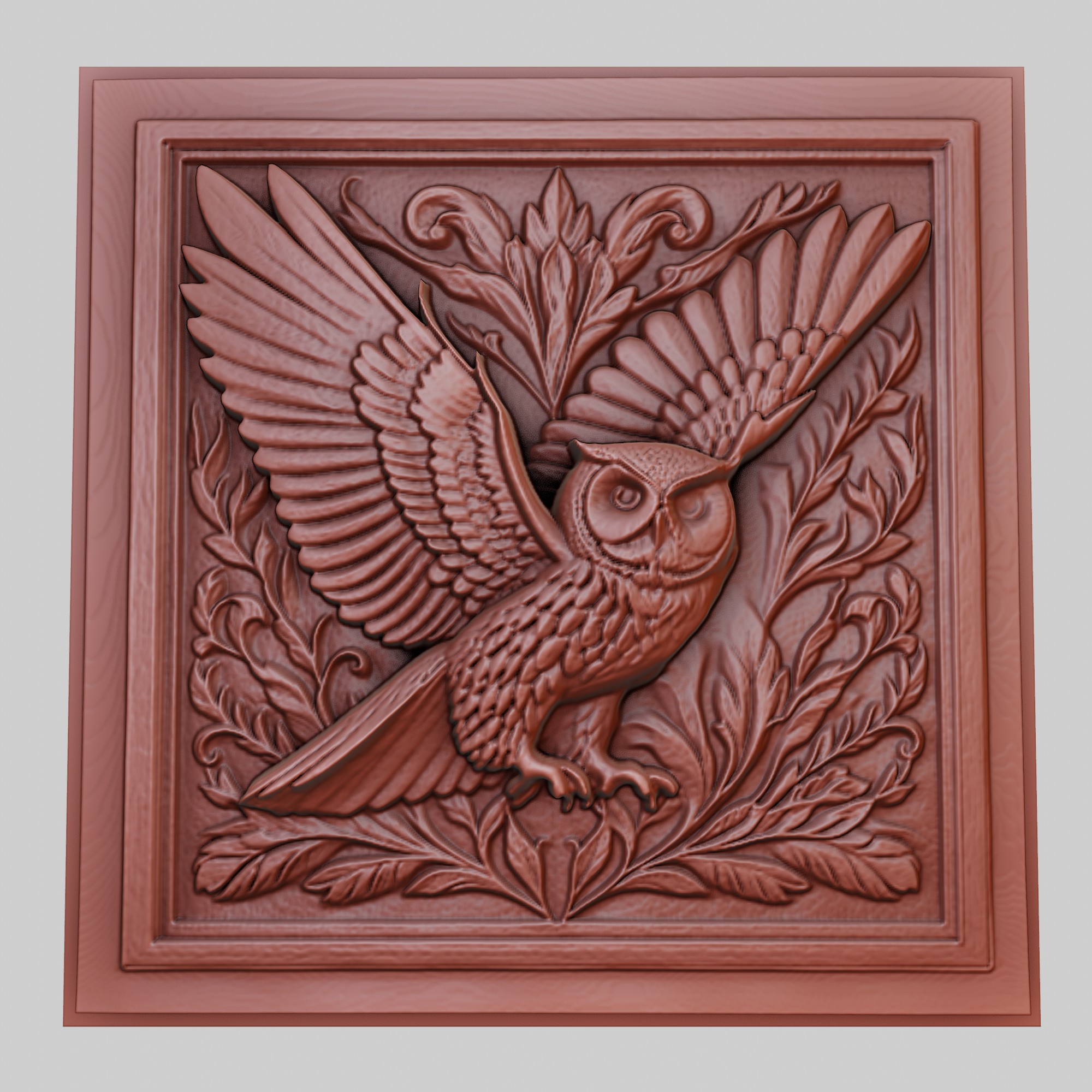 eule fliegt schweigend 3d drucker modell tier obj stl kunst 3dmodel skulptur tierwelt säugetier vogel reptil raubtier pflanzenfresser meereslebewesen natur druckbar linderung yeggi mito3d 3D print model - Mito3D