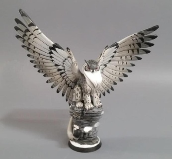 owl griffin 3d owl griffin owl griffin  3d print model - Mito3D