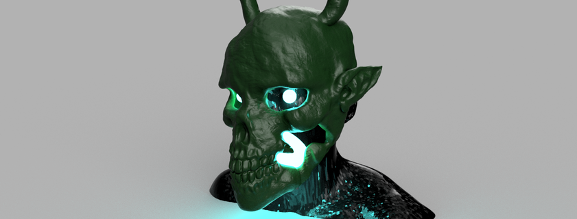 baykuş ev belos canavar maske 3d model moda Raine dostluk Kostüm oyunu palisman fısıltılar tilki Personel zombi boynuz 3d print model - Mito3D
