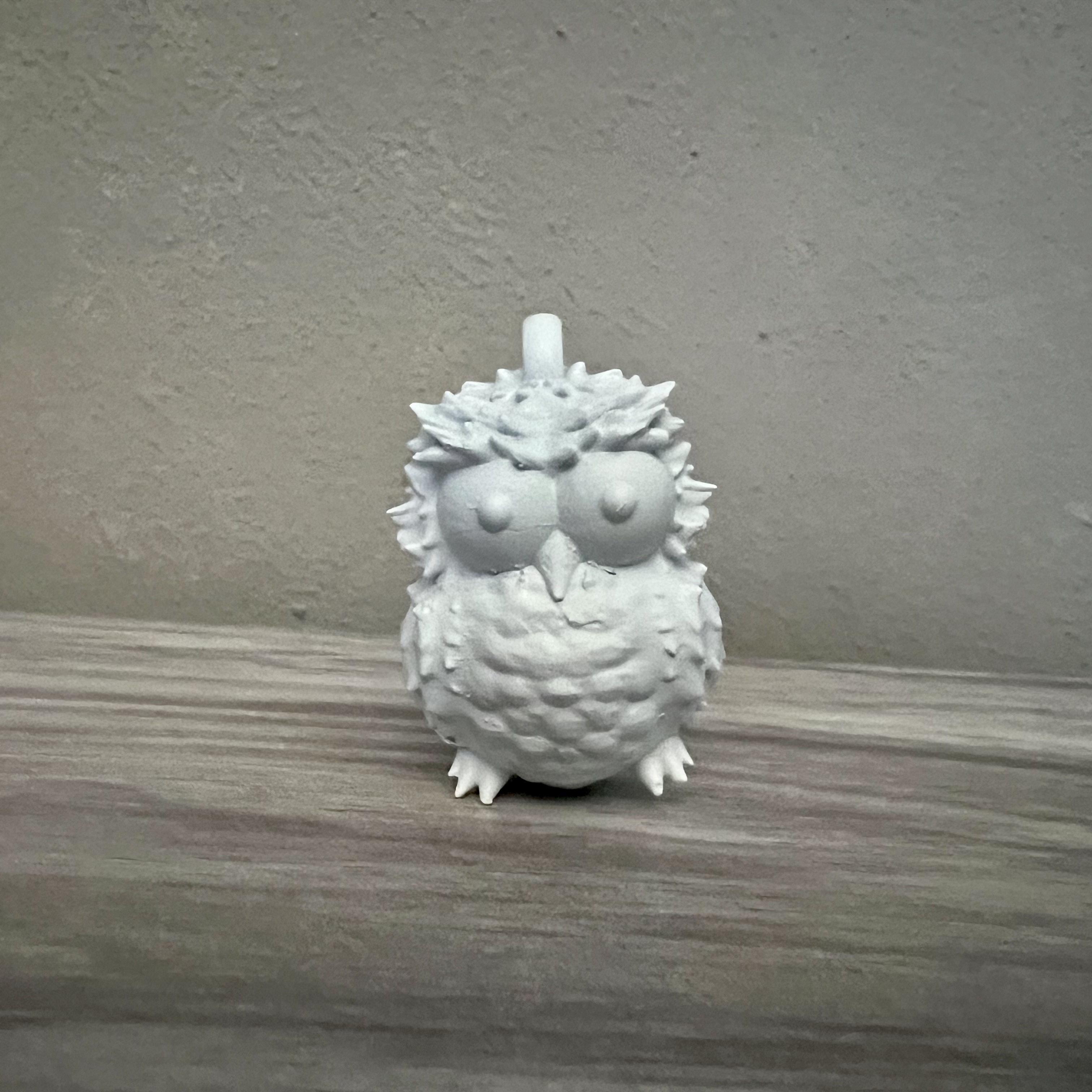 owl keychain bird key holder animal 3D print model - Mito3D