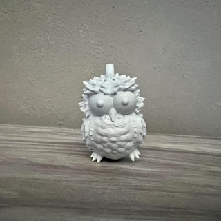 owl keychain bird key holder animal 3d print model - Mito3D