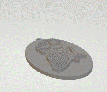 búho llavero accesorio caprichoso encanto llave organizador animal themed esmalte devoluciones meta lindo personalizado único pájaro pequeña regalo idea bolso 3d print model - Mito3D