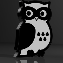 owl lamp 3d print model - Mito3D