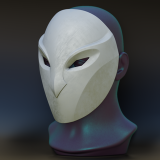 coruja mascarar brigão Tribunal dc Gotham cavaleiro cosplay 3d vilão brinquedo deco impressão jogos universo 3d print model - Mito3D