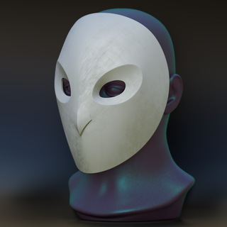 baykuş maske kavgacı mahkeme dc Gotham şövalye Kostüm oyunu 3d kötü adam oyuncak deko Yazdır oyun Evren 3d print model - Mito3D