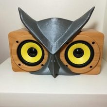 chouette masque buo haut-parleur divers hibou 3d print model - Mito3D