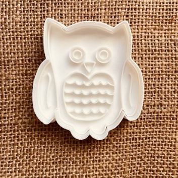 owl cookie cutter cutters cookies 3D print model - Mito3D