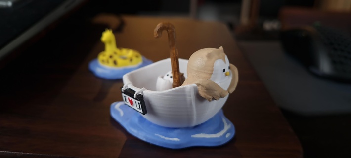 coruja guarda chuva salva vidas concurso legais enfeite ovo animal animais estimação mascote 3d print model - Mito3D