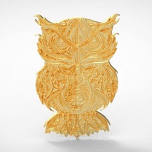 owl pendant owl jewelry animal art