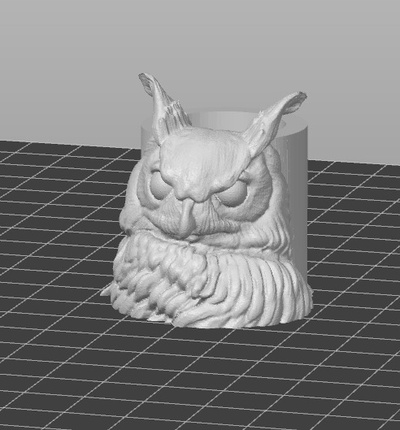 owl scout neckerchief handkerchief handkerchiefs 3d print model - Mito3D