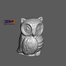 owl sculpture 3d scan art 123d 123dcatch catch animal meshmixer statue scans replicas 3d print model - Mito3D